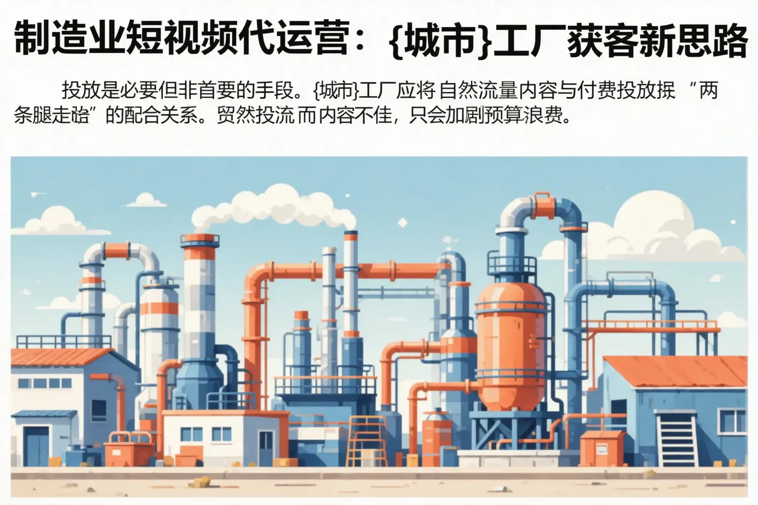 制造业短视频代运营:莱阳工厂获客新思路